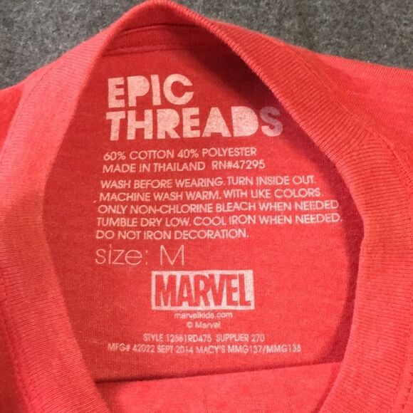 Free with Purchase Marvel Comics Long Sleeve T Shirt - Picture 2 of 7